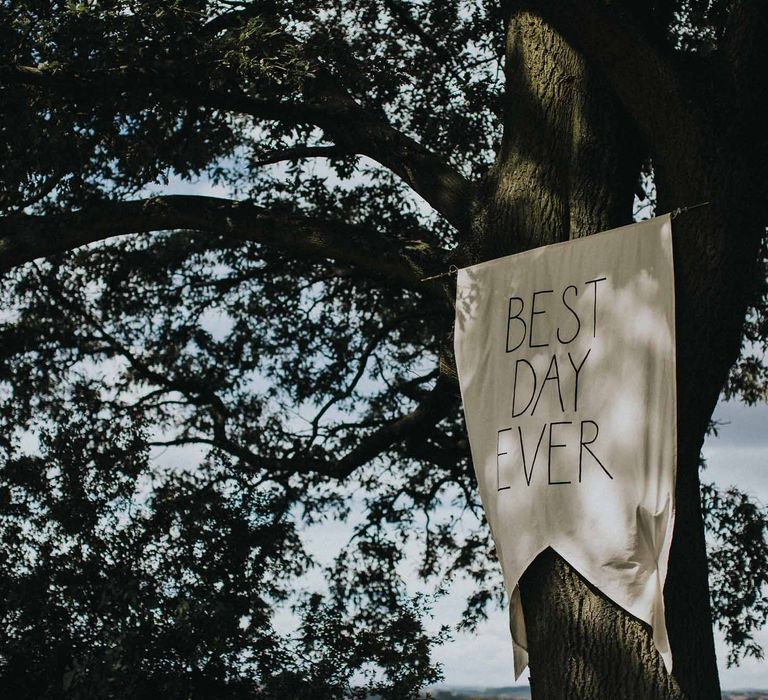 Abbi From Save The Date Magazine Gets Married Wearing Margaux Taridts & Grace Loves Lace Outdoor Festival Wedding With Tipis, Bell Tent Camping & Festoon Lights