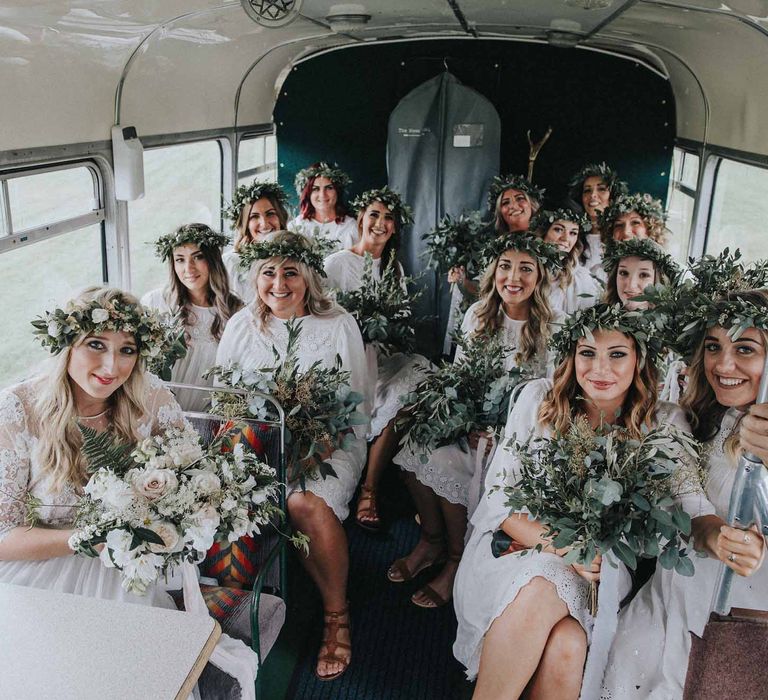 Abbi From Save The Date Magazine Gets Married Wearing Margaux Taridts & Grace Loves Lace Outdoor Festival Wedding With Tipis, Bell Tent Camping & Festoon Lights