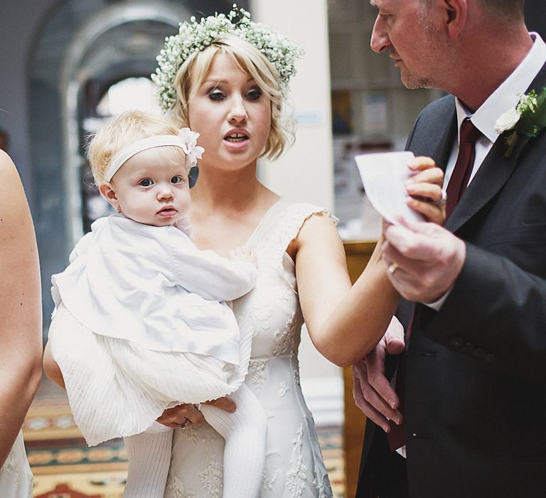 Bridesmaids in White