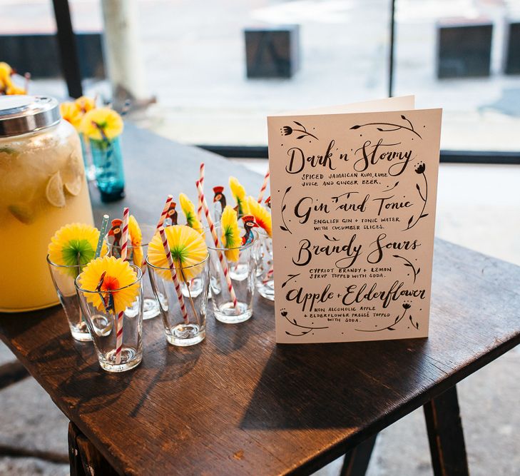 Drinks Reception | | Relaxed Industrial Wedding at Ocean Studios, Plymouth | Freckle Photography