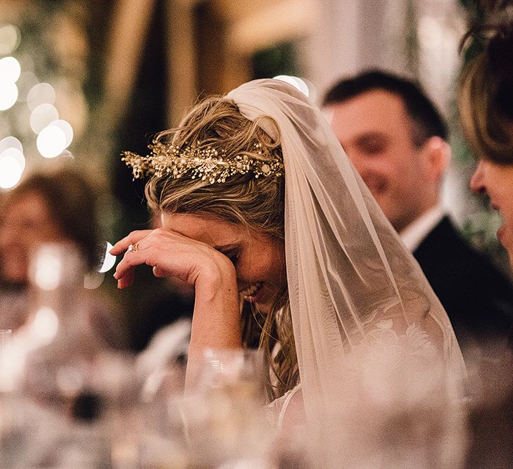 Bride In Gold Luna Bea Headpiece