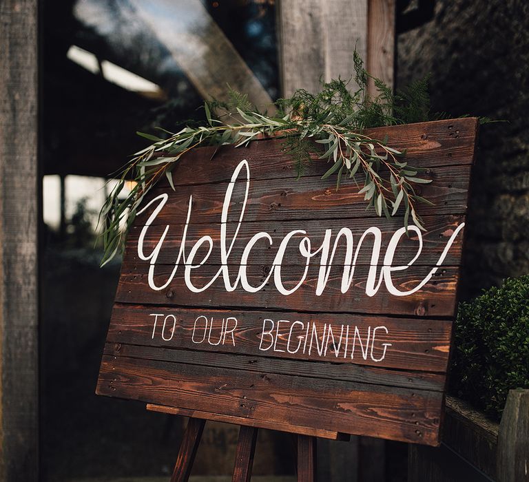 Rustic Wooden Wedding Signage