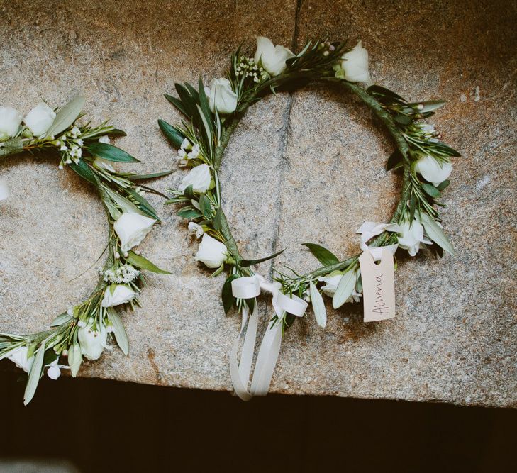 Delicate Flower Crowns For Flower Girls