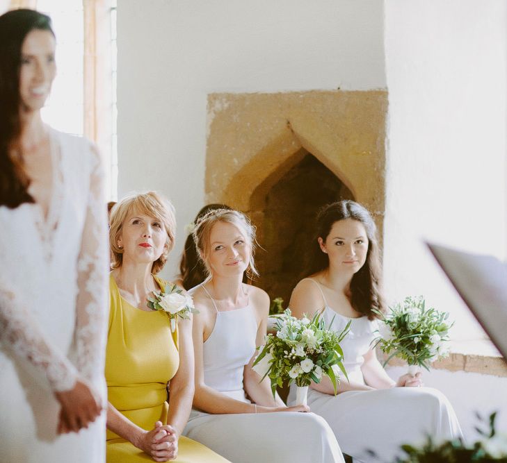 Mum Walking Bride Down The Aisle