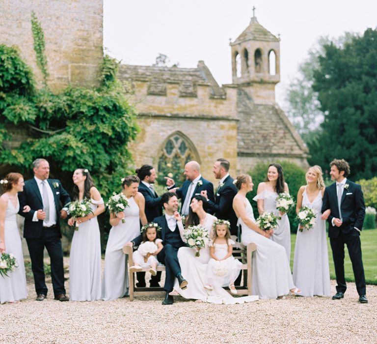 Elegant Wedding at Brympton House With Bride in Bespoke Wedding Dress