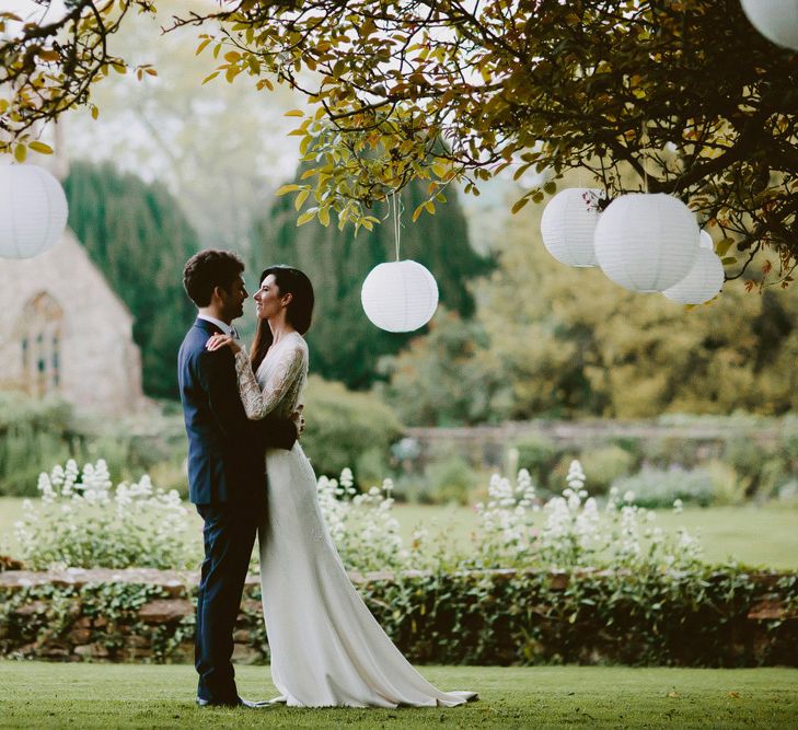 Elegant Wedding at Brympton House With Bride in Bespoke Wedding Dress