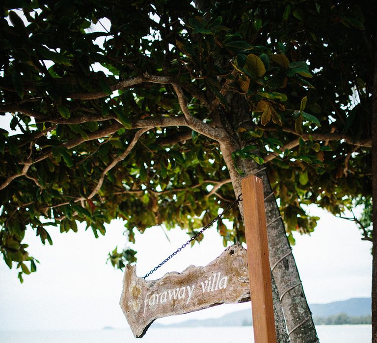 Wooden Wedding Sign