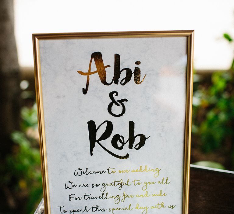 Wedding Sign