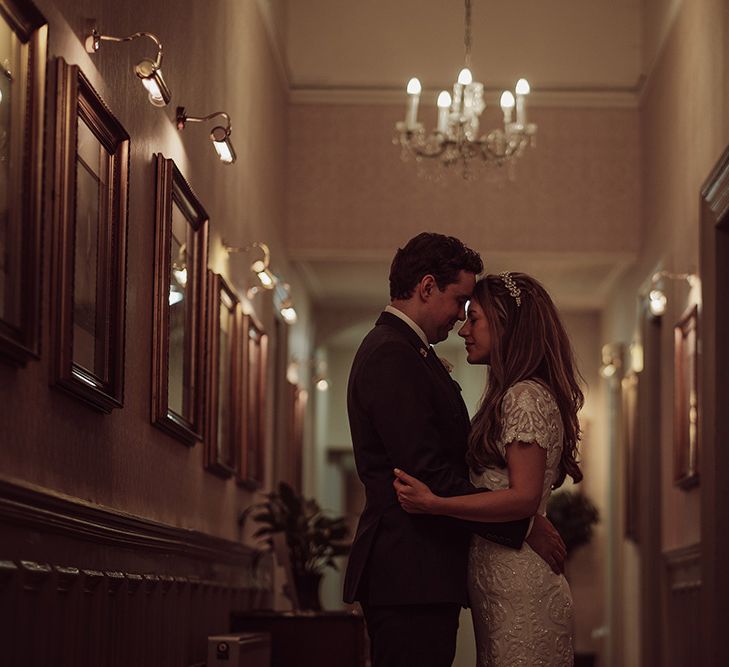 Elegant Winter Wedding At Limpley Stoke Hotel Bath With Bride In Pretty Something Blue Shoes And Images From Jason Mark Harris