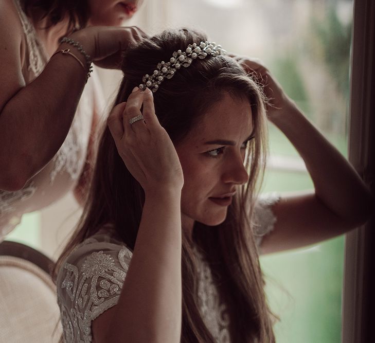 Elegant Winter Wedding At Limpley Stoke Hotel Bath With Bride In Pretty Something Blue Shoes And Images From Jason Mark Harris