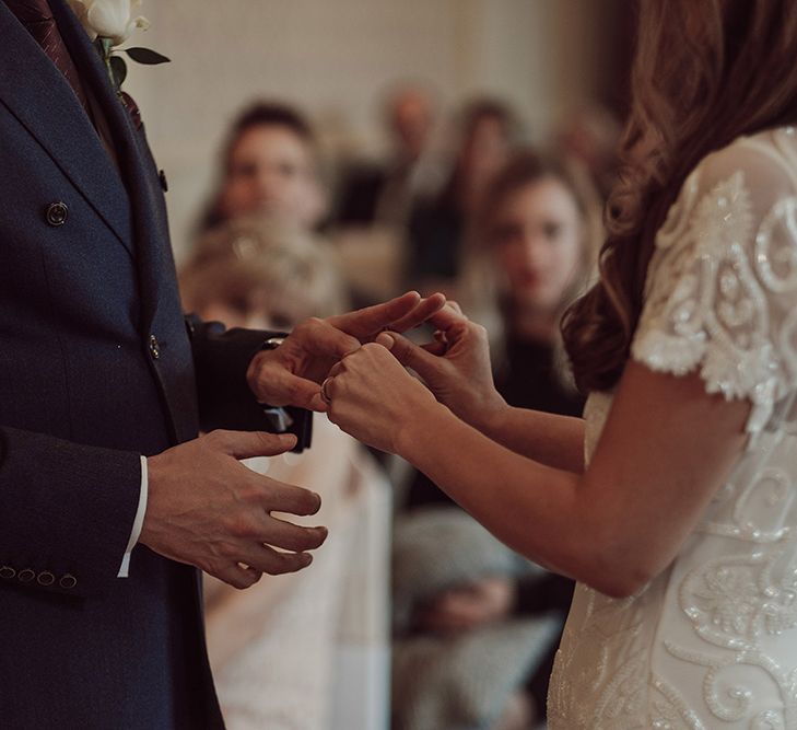 Elegant Winter Wedding At Limpley Stoke Hotel Bath With Bride In Pretty Something Blue Shoes And Images From Jason Mark Harris