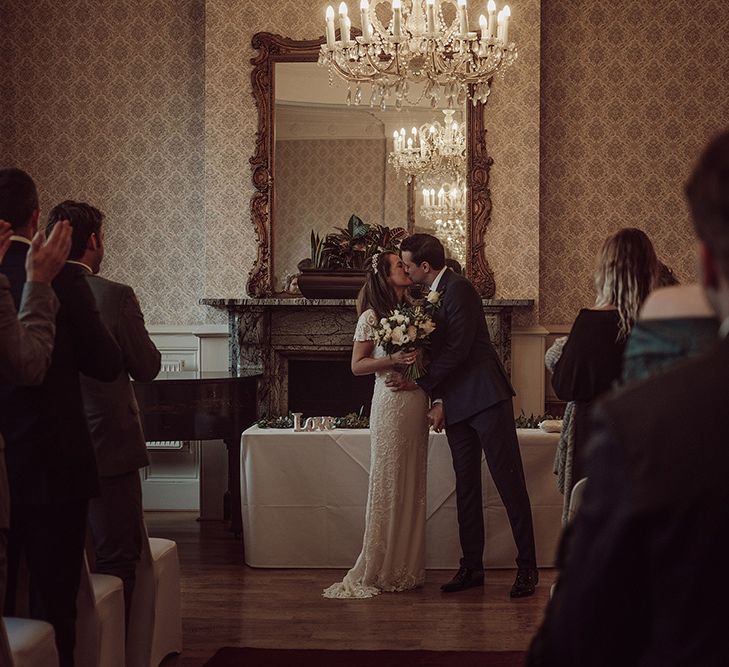 Elegant Winter Wedding At Limpley Stoke Hotel Bath With Bride In Pretty Something Blue Shoes And Images From Jason Mark Harris