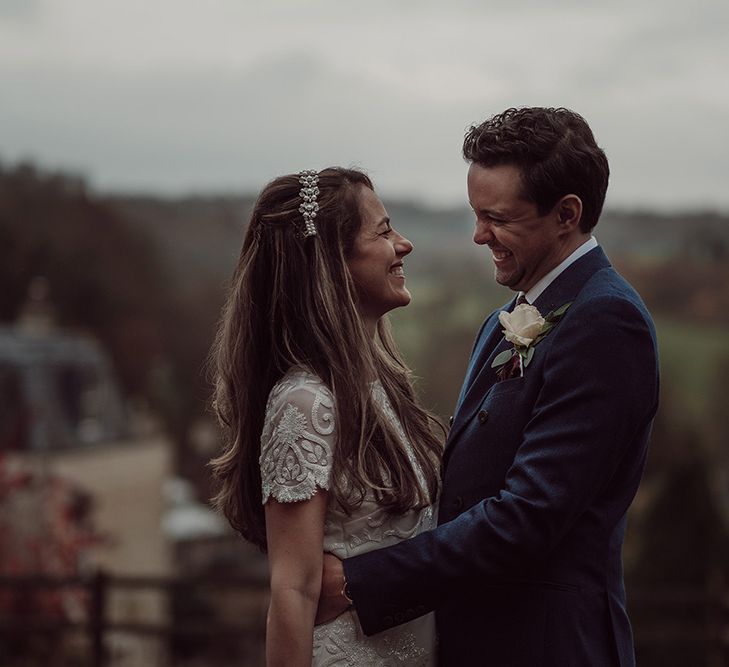 Elegant Winter Wedding At Limpley Stoke Hotel Bath With Bride In Pretty Something Blue Shoes And Images From Jason Mark Harris