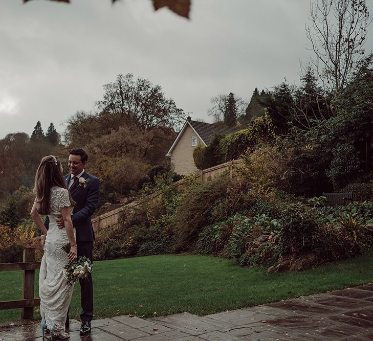 Elegant Winter Wedding At Limpley Stoke Hotel Bath With Bride In Pretty Something Blue Shoes And Images From Jason Mark Harris