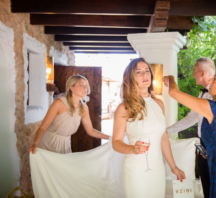 Bridal Preparations | Outdoor Ibiza Destination Wedding | Gypsy Westwood Photography | Infin8 Film