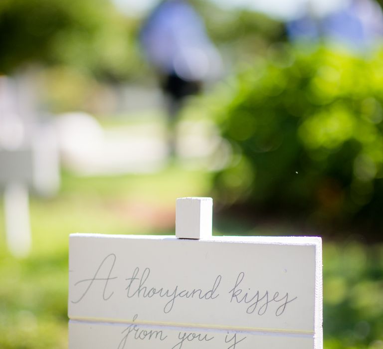 Song Lyric Wedding Sign | Outdoor Ibiza Destination Wedding | Gypsy Westwood Photography | Infin8 Film