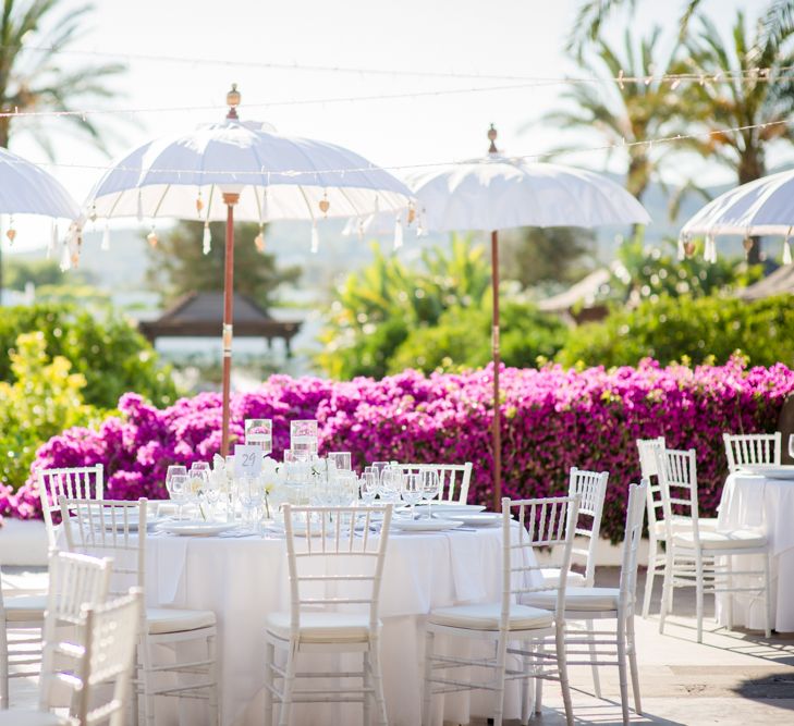 Outdoor Reception | Ibiza Destination Wedding | Gypsy Westwood Photography | Infin8 Film