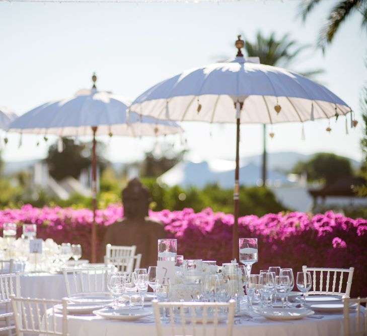 Outdoor Reception | Ibiza Destination Wedding | Gypsy Westwood Photography | Infin8 Film