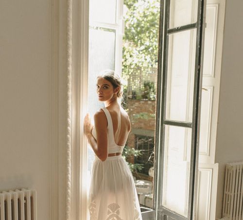 Wedding Dress by <a href="https://www.alexandragreccobride.com/" target="_blank">Alexandra Grecco</a>