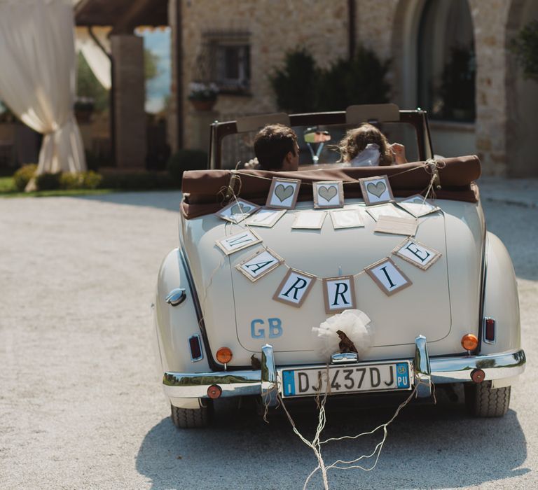 Vintage Wedding Car