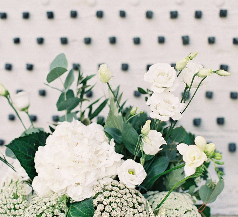 Elegant White Flowers | Fairytale Castle Wedding at Chateau de Lisse in France | Lilli Kad Photography