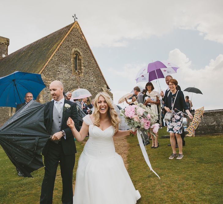 Bride & Groom Chuch Exit