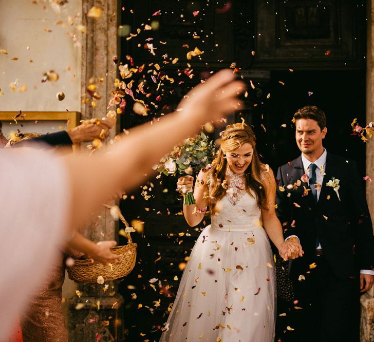 Just Married Confetti Shot