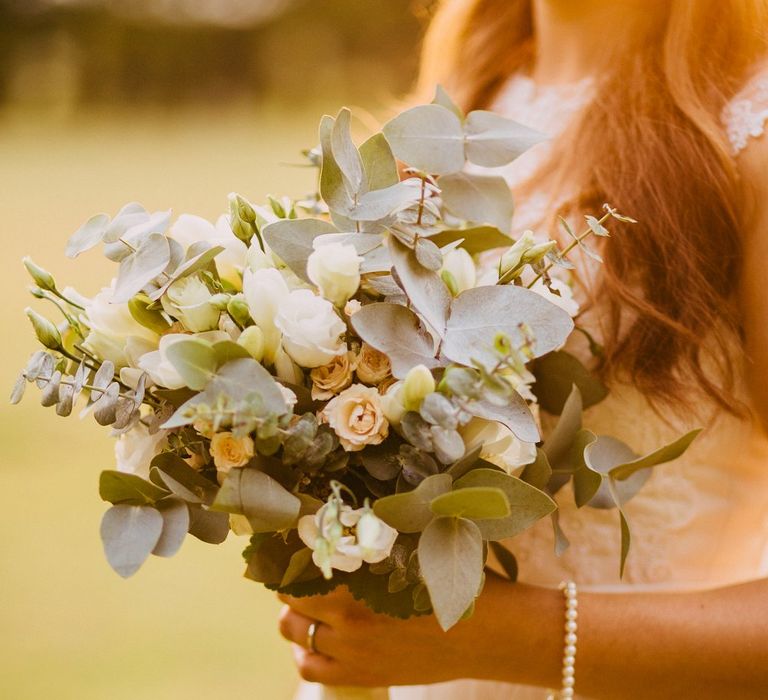 Greenery Filled Wedding Bouquet