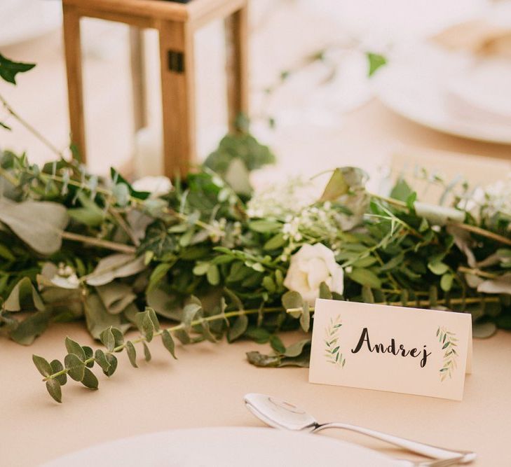 Table Centrepieces For Weddings Lanterns With Foliage