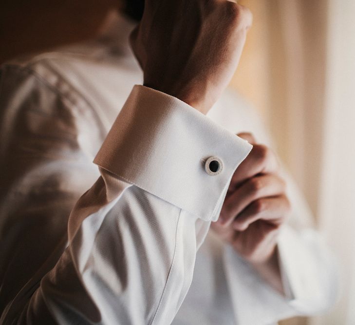 Groom Getting Ready