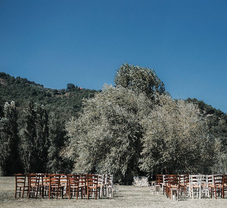 Outdoor Wedding Ceremony In Abruzzo Italy