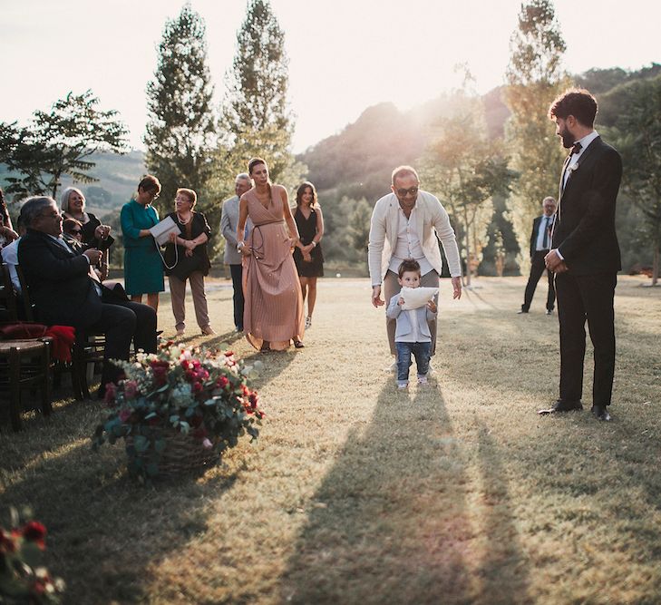 Adorable Page Boy Outfit For Destination Wedding