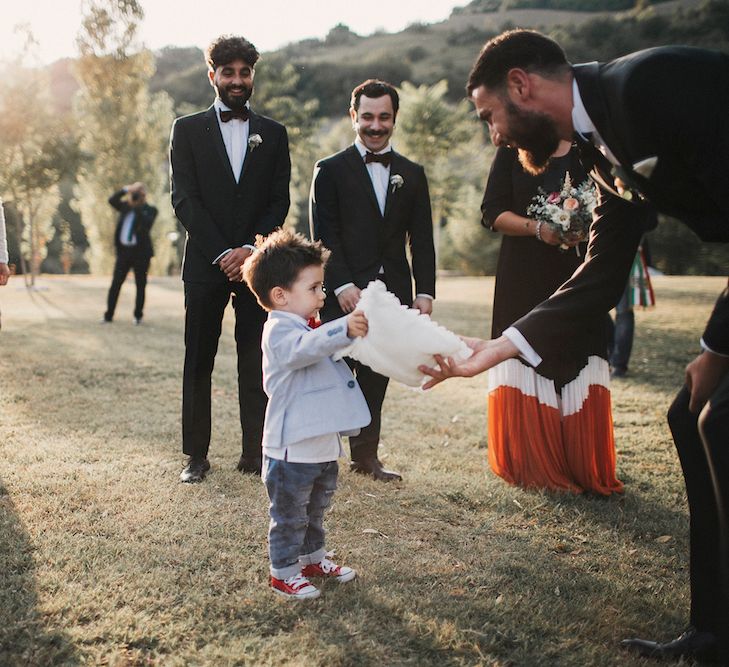 Adorable Page Boy Outfit For Destination Wedding