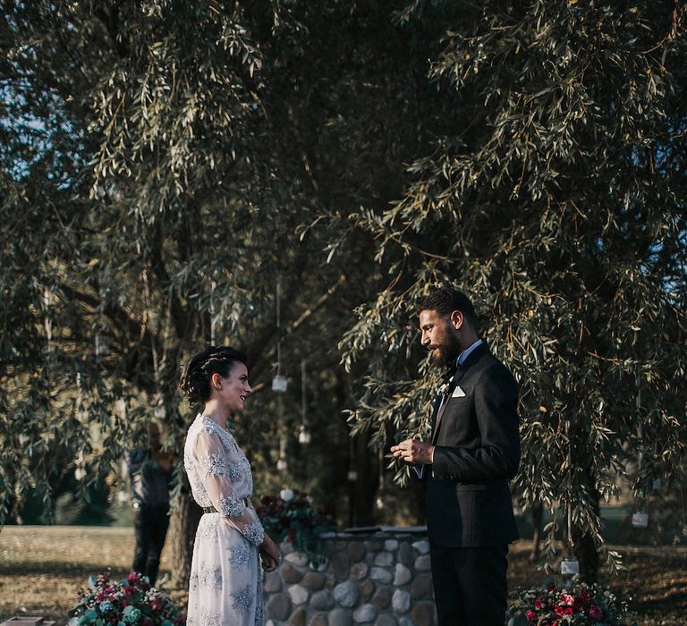 Outdoor Wedding Ceremony in Abruzzo Italy