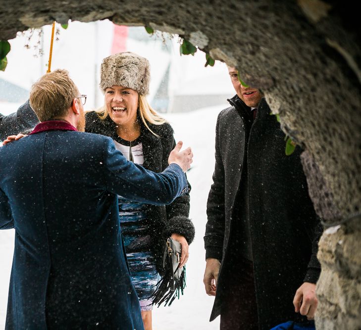 Greeting Wedding Guests