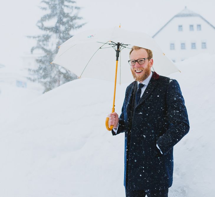 Groom in the Snow