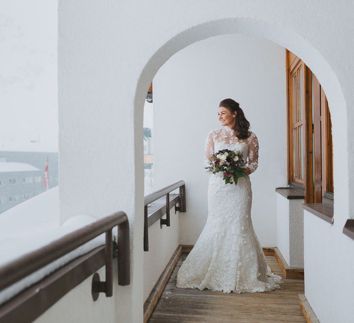 Bride in Ian Stuart Wedding Dress