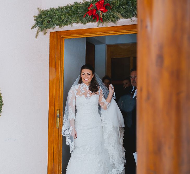 Bride in Ian Stuart Wedding Dress