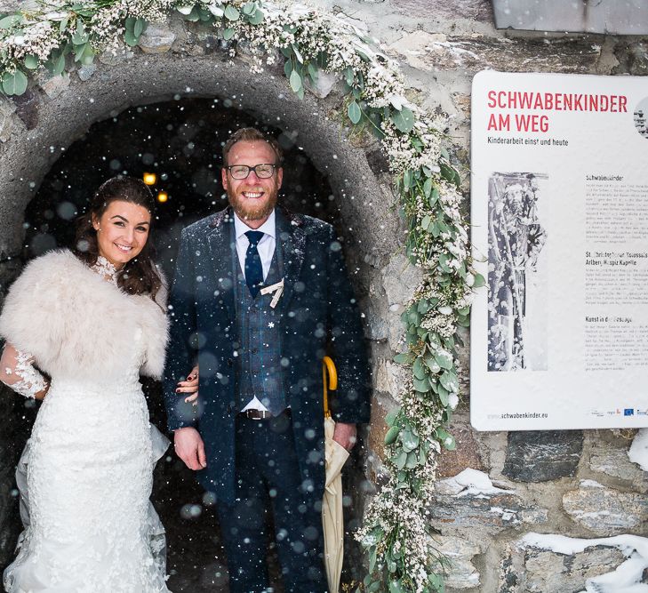 Bride & Groom Floral Arch