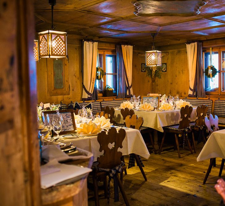 Ski Lodge Wedding Reception