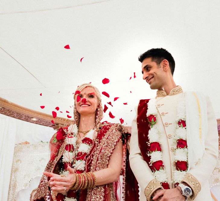 Hindu Wedding Ceremony | English & Asian Wedding at Northbrook Park | Claudia Rose Carter