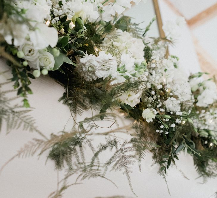 White & Green Wedding Flowers | English & Asian Wedding at Northbrook Park | Claudia Rose Carter