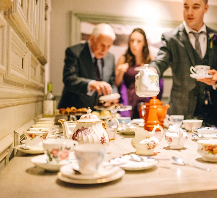 Tea in China Cups & Saucers Wedding