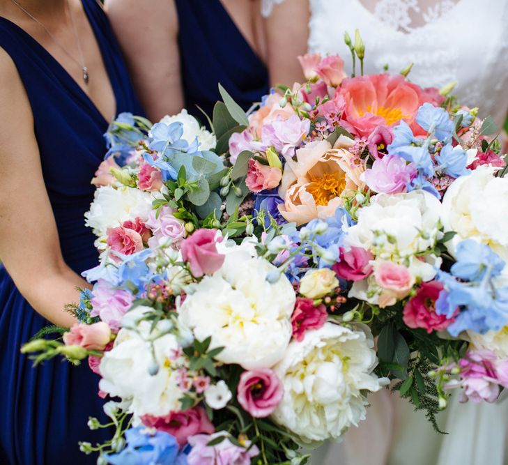 Bright Wedding Bouquets | Laura Debourde Photography