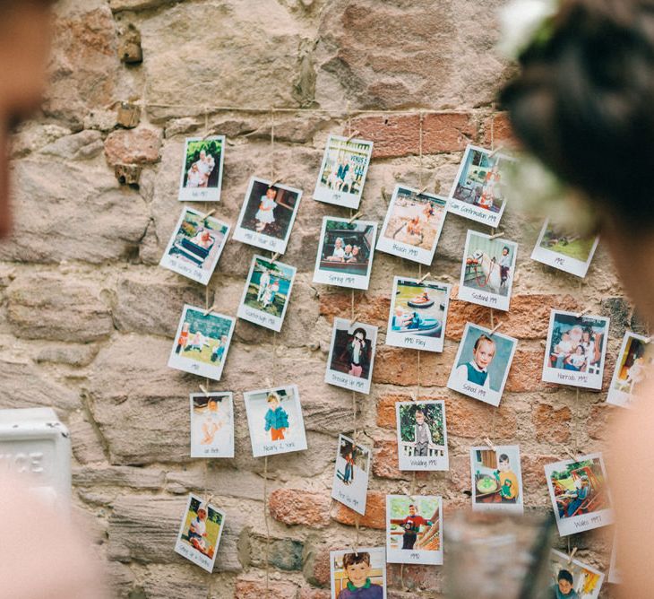 Polaroid Pictures Wedding Decor