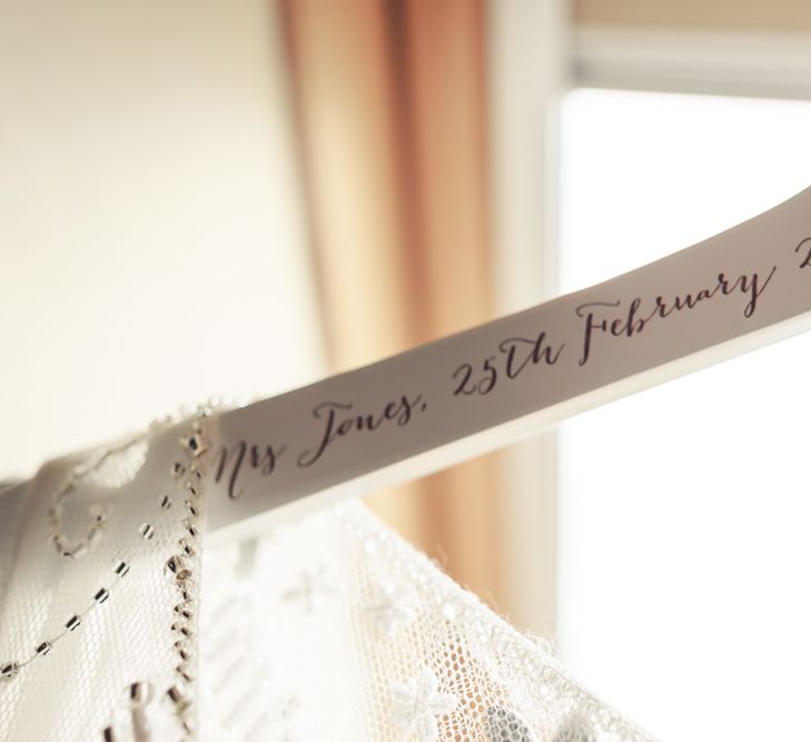 Personalised Hanger For Wedding Dress