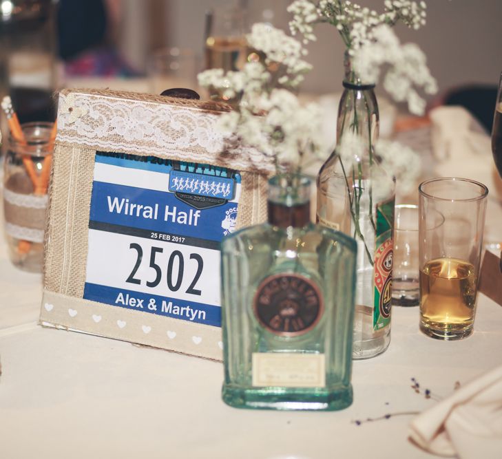 Running Themed Table Centrepieces