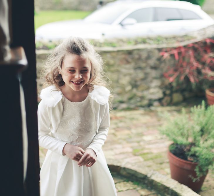 Flower Girl In White