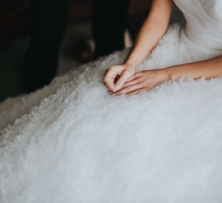 Bride in Pronovias Gown | Errol Park Wedding Venue, Scotland | Jen Owens Images