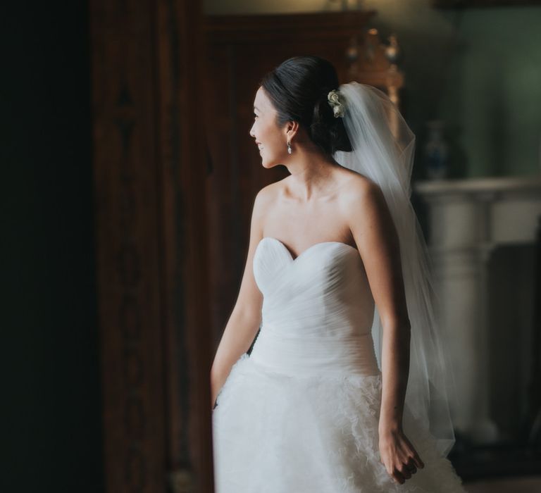 Bridal Beauty | Bride in Pronovias Gown | Errol Park Wedding Venue, Scotland | Jen Owens Images